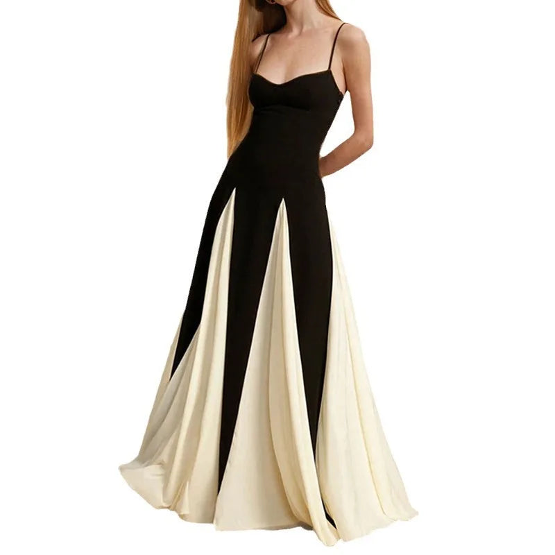 Elegant black and white dress